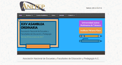 Desktop Screenshot of anefep.org.mx